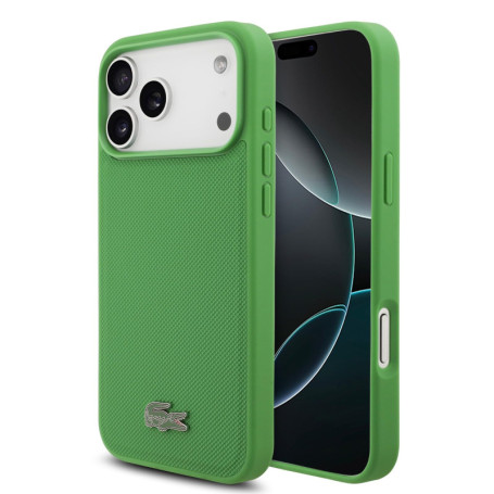Coque CG MOBILE Lacoste Petit Pique pour iPhone 17 Pro Max - Estragon