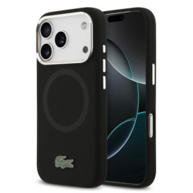 Coque de Protection en Silicone Lacoste pour iPhone 17 Pro Max - Noir