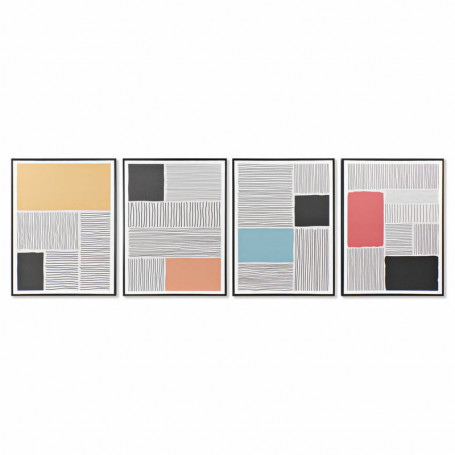Cadre DKD Home Decor S3018015 Abstrait (60 x 3 x 80 cm) (4 Unités) 127,99 €