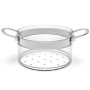 Cuit-Vapeur en Verre Borosilicate Belissam - 20 cm, Élégant et Pratique