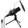 Microphone USB Daffodil MCP200 avec Trépied et Filtre Anti-Pop - Idéal pour Streaming et Podcasting