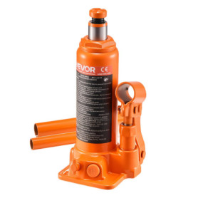 Cric Bouteille Hydraulique VEVOR 4T - Levage Sécurisé pour Voitures et Équipements Agricoles