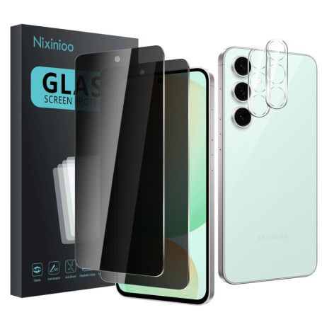 Pack de Protection Écran et Caméra pour Samsung Galaxy S24 FE - 2 Films Anti-Espion