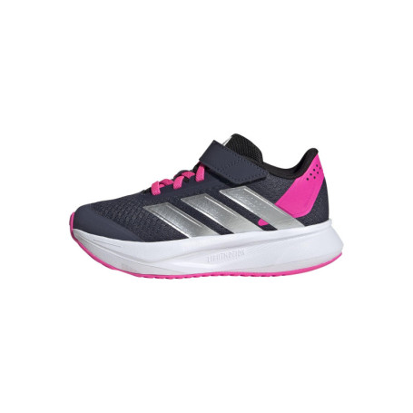 Chaussures de Course Enfant adidas Duramo SL2 avec Velcro - Navy/Silver/Pink