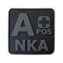 Écusson Morale en PVC Noir LEGEEON - Patch Résistant et Flexible
