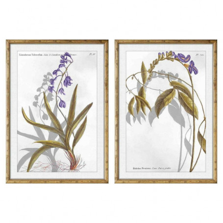 Cadre DKD Home Decor Fleurs Moderne (50 x 2 x 70 cm) (2 Unités) 139,99 €