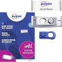 Lot de 5 Badges Nominatifs Magnétiques AVERY Zweckform Polar20