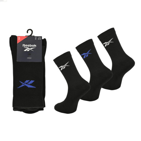 Lot de 3 Paires de Chaussettes Hautes Reebok pour Homme et Femme - Confort et Respirabilité