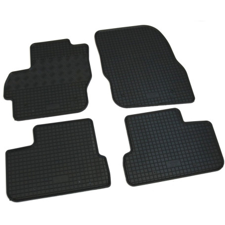 Tapis de Sol en Caoutchouc Noir pour Mazda 3 - Ensemble de 4 Pièces