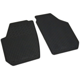 Tapis de Sol en Caoutchouc Noir pour Skoda Roomster et Fabia - Set de 2
