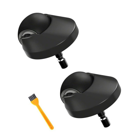 Hibucuo Lot de 2 Roues de Rechange pour Aspirateurs Roomba E, i et S