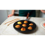 Poêle Aebleskiver en Fonte à 7 Trous avec Poignée Amovible - StarBlue