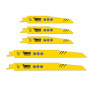 Lot de 5 Lames de Scie Sabre SabreCut - Compatibles Bosch et Dewalt