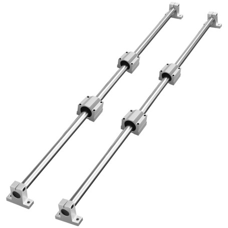 Kit de Rails de Guidage Linéaire SFC16 - 1000 mm avec Blocs Coulissants