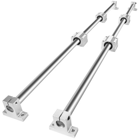 Kit de Rails de Guidage Linéaire SFC20 VEVOR - 1000 mm avec Blocs et Supports