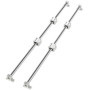 Kit de Rails de Guidage Linéaire SFC20 VEVOR - 1000 mm avec Blocs et Supports