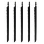 EMSea Lot de 5 Lames de Scie Sauteuse Longues T1044D 250 mm pour Bois Épais