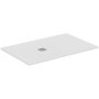 Receveur de Douche Ultra Plat S+ en Résine Effet Pierre - 140x90cm - Blanc