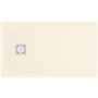 Receveur de Douche Ultra Plat S+ en Résine Effet Pierre 120x70cm - Sable