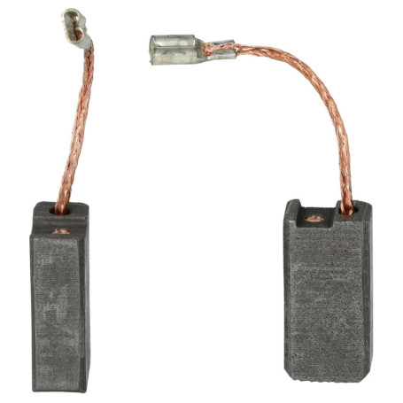 Balais de Charbon vhbw pour Outils Électriques - 2 pièces 20x10x6,1 mm