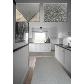 Tapis en Vinyle Tressé Dutis 60 x 600 cm - Idéal pour Extérieur et Intérieur