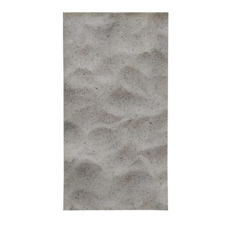 Tapis Vinyle Antidérapant Sable Marin - Design Numérique Beige pour Salon et Cuisine