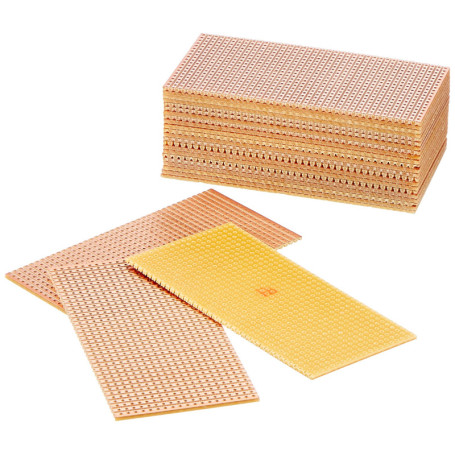 Lot de 25 Circuits Imprimés en Papier Dur Rademacher 50 x 100 mm