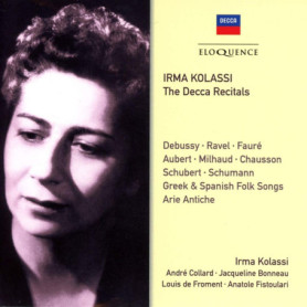 Coffret 4CD des Récitals Complets d'Irma Kolassi - Eloquence