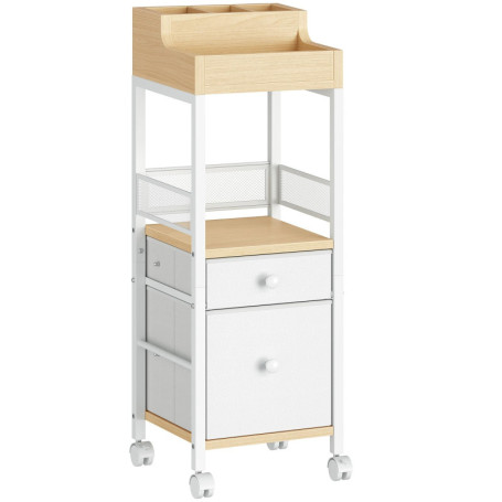 Chariot de Rangement HOOBRO pour Maquillage et Soins de la Peau