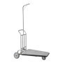 Chariot à Bagages VEVOR en Acier Inoxydable avec Tapis Antidérapant - 272 kg