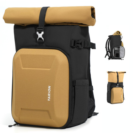 Sac à Dos Photo TARION Rolltop avec Compartiment 16" et Accès Latéral