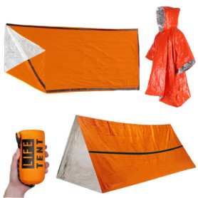 Tente de Bivouac d'Urgence WIYETY avec Sac de Transport et Sifflet