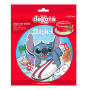 Dekora, Stitch, Disque d'Azyme Comestible, Décoration pour Gâteaux d'Anniversaire d'Enfants, Rond 20 CM