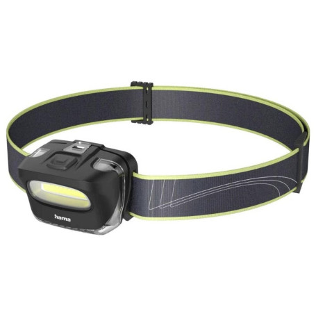 Lampe Frontale LED Hama HL110 - Légère et Étanche pour Sport et Bricolage