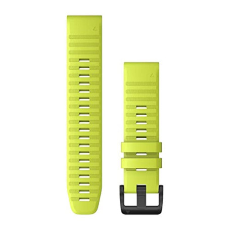 Bracelet QuickFit Garmin 22 mm en Jaune Fluo pour Montres Intelligentes