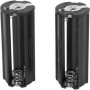 Happysnow Lot de 2 supports de piles AAA noirs