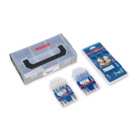 Kit de Forets Bosch Expert HEX-9 avec L-Boxx - Céramique et MultiConstruction