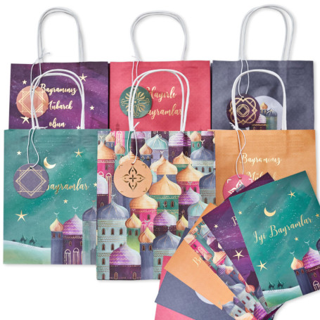 Set de Sacs à Anses Multicolores pour le Ramadan - Papierdrachen