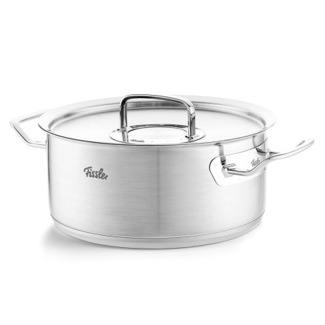 Sautoir Fissler Original-Profi 24 cm en Acier Inoxydable avec Couvercle