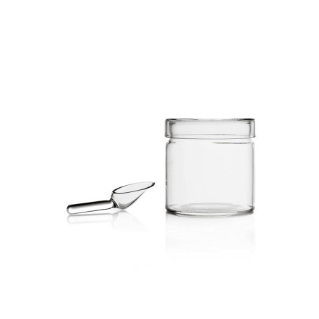 Sucrier en Verre Borosilicaté avec Pelle - Collection Plume, 20 cl