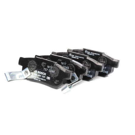 Plaquettes de Frein Arrière Bosch BP582 - Jeu de 4, Qualité Supérieure