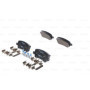 Plaquettes de Frein Arrière Bosch BP1149 - Jeu de 4 avec Accessoires