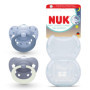 Sucettes NUK First Choice Classic Night pour Bébé - Lot de 2, 0-6 mois