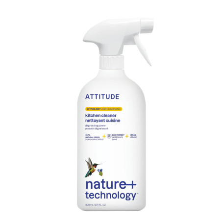 ATTITUDE Nettoyant Cuisine Écologique Zeste d'Agrumes 800 mL