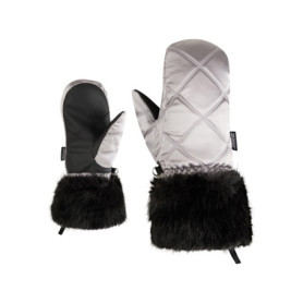 Moufles de Ski Ziener KWINZI-Z pour Femme avec Poignets en Fourrure Synthétique