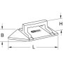 Taloche en Bois KS Tools avec Manche Plastique - 270x180mm