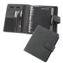Planificateur A5 en cuir gris BIND avec fermeture magnétique