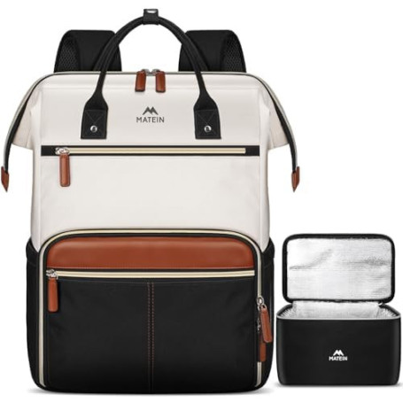 Sac à Dos Isotherme MATEIN pour Femme - 2 en 1 avec Compartiment Ordinateur 15,6"