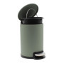 Poubelle de Salle de Bain Douceur d'Intérieur - 3L Métal Sauge