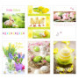 Lot de 6 cartes de Pâques avec enveloppes assorties